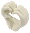 Scultura Love Stons 16,5x7x20 cm in Resina Crema      