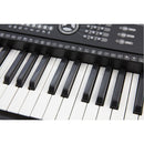 Tastiera Elettronica 61 Tasti Piano Digitale 255 Ritmi 255 Toni Kooper  Nera