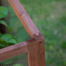 Mini Serra da Giardino 90x50x93 cm in Legno Marrone