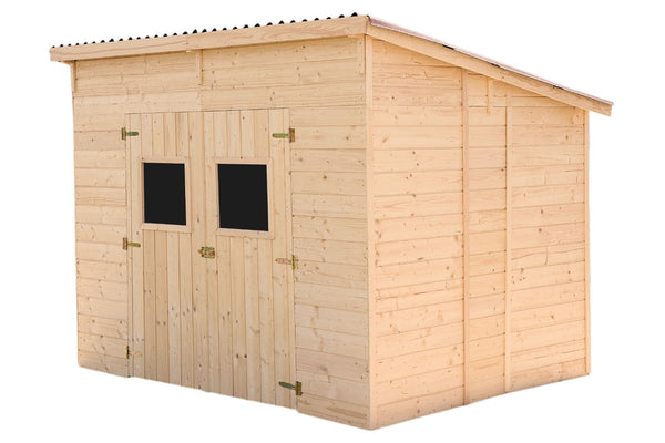Casetta Box da Giardino 2,8x2 m con Pavimento in Legno Picea Massello 16mm Eden acquista