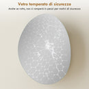Armadietto da Bagno con Specchio a LED 50x14x70 cm Anti-Appannamento Illuminazione Dimmerabile 3 Colori Bianco      