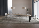  Tavolo Allungabile 140-400x90x77 cm Everyday Tortora Gambe Antracite