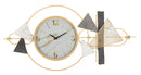 Orologio da Muro Amy 120x6x60 cm in Ferro e Plastica Multicolor      