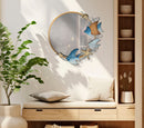 Specchio Marine 68x5x67 cm in Metallo e MDF e Specchio Multicolor      