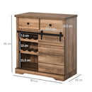 Credenza da Cucina 80x39x86 cm in Legno Naturale