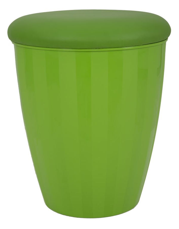 acquista Sgabello Contenitore Easy Verde Ø38x45 cm ABS e PU