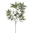 Set 2 Ramo a Tralcio Artificiale di Bamboo Composto da 180 Foglie Altezza 92 cm Verde