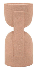 Porta Vaso da Esterno Nui 36x34x70,5 cm in Resina Rosso      