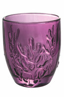 Set 6 Bicchieri Acqua in Vetro 340 ml Villa d'Este Home Tivoli Coral Provence