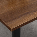Tavolino da Caffè 100x60x50 cm  in MDF e Acciaio Nero