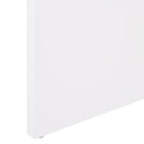 Tavolino Basso 90x60x42 cm in Truciolato Bianco