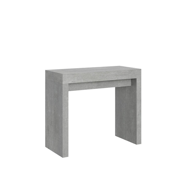 Consolle Allungabile 90-196x42x77 cm in Nobilitato Grigio sconto