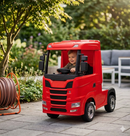 Camion Elettrico per Bambini 126x68x102 cm 24V Scania Rosso