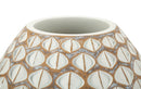 Vaso Resina Tibet Ø27x27 cm in Resina Bianco effetto lavato      