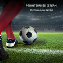 Porta da Calcio 182x122x61 cm Allenamento Football con Picchetti in Metallo Nero