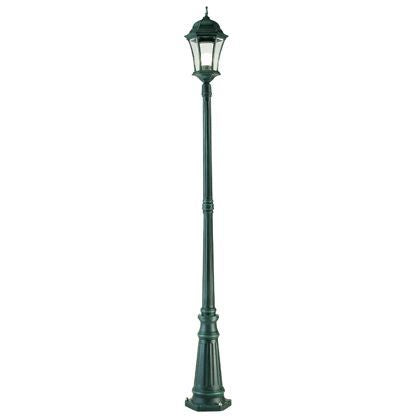 sconto Lampada Palo Alto per Giardino Colore Nero e Verde per Esterno Linea Curvata Sovil