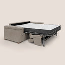 Divano Letto 3 Posti 220x100x95 cm in Tessuto Beige