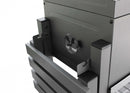 Barbecue a Carbonella 160x65x107,5 h cm in Metallo Nero
