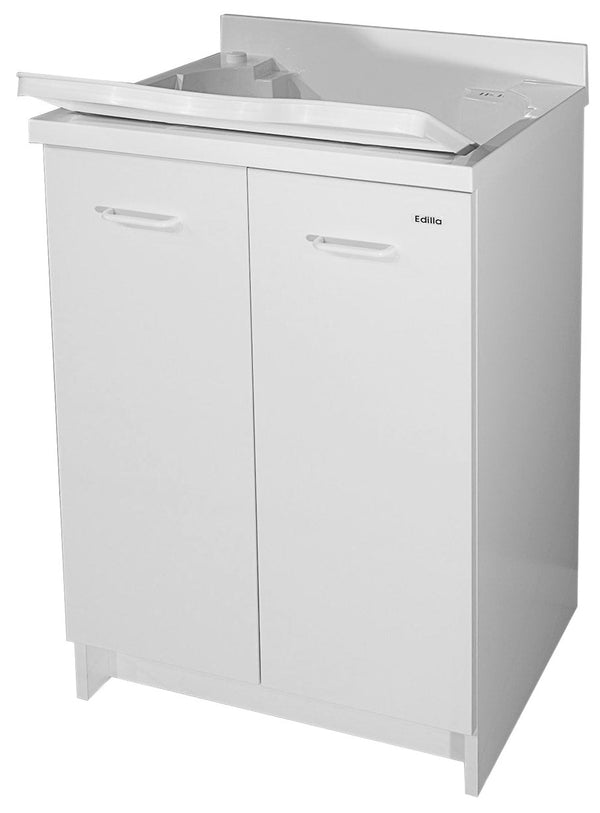 Mobile Lavatoio 60x50x85cm 2 Ante Asse in Termoplastico Montegrappa Edilla Bianco sconto