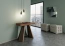 Consolle Allungabile 90-190x40x77 cm in Nobilitato Marrone