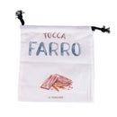 Sacchetto Farro 25x25 cm in Cotone VdE Tivoli 1996 Le Travisate Bianco