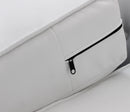 Divano 3  Posti Chesterfield 197x74x82 h cm in Similpelle Bianco