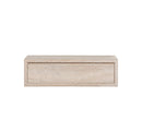 Mensola da Parete 1 Cassetto 45x13,4x20 cm in Fibra di Legno Lego Rovere Sagerau
