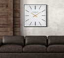 Orologio da Muro Kent 60x4x60 cm in Ferro e Vetro
