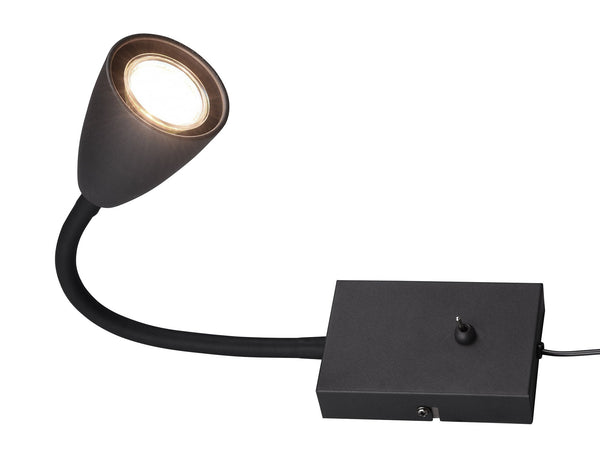 Applique da Interno Attacco GU10 in Metallo Nero Opaco acquista