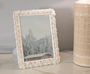 Cornice Hearty 20x1,8x25,3 cm in Resina e Vetro Argento      