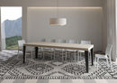  Tavolo Allungabile 160-264x90x77 cm Flame Cashmere Telaio Antracite