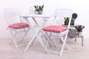 Sedia da Giardino Dalila 36x53x87 h cm in Legno Bianco