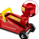 Crick Auto Sollevatore Idraulico 2 Ton con Martinetto Sollevamento Meccanico Rosso      
