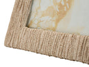 Cornice Sand 21x2,8x26,5 cm in Resina e Vetro Beige      