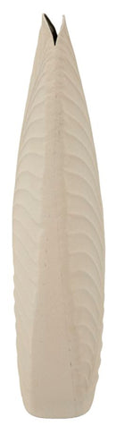 Vaso Dune Tall 31x13x53,5 cm in Ferro Crema      