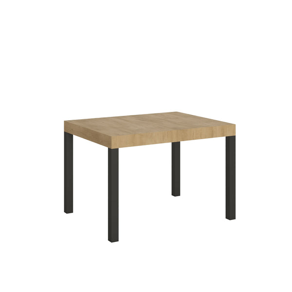 Tavolo Allungabile 120-204x80x77 cm Everyday Quercia Natura e Antracite sconto