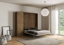 Letto Matrimoniale Francese a Scomparsa Salvaspazio Kentaro H210 cm Marrone