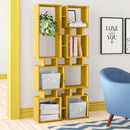 Libreria bifacciale 79x166,5 cm Rail mostarda 