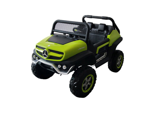 Macchina Elettrica per Bambini 12V con Licenza Mercedes Unimog Verde prezzo