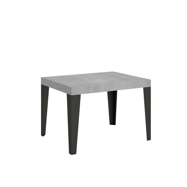 online Tavolo Allungabile 120-204x80x77 cm Flame Cemento e Antracite