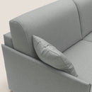 Divano Letto 3 Posti 189x96x96 cm Evans in Tessuto Grigio