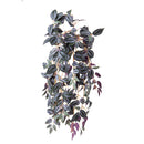 Set 2 Cadente Mini Tradescantia Artificiale con 302 Foglie H50 cm 