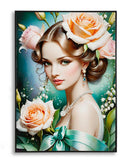 Dipinto su Tela Laccato Fantasy con Cornice 72x4x102 cm in Pino e Tela e Plastica      