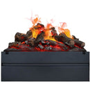 Camino Elettrico ad Acqua da Parete Effetto Fiamma Ruby Fires Nova Bianco