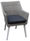 Poltrona da Giardino in Rattan con Cuscino Vorghini Boccadasse