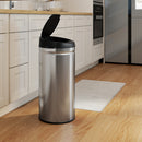 Pattumiera da 42L 30,5x30,5x68 cm con Sensore di Movimento in Acciaio Inox   