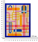 Stampa su Tela Laccatto Modis con Cornice 60x3,3x80 cm in Pino e Tela e Plastica      