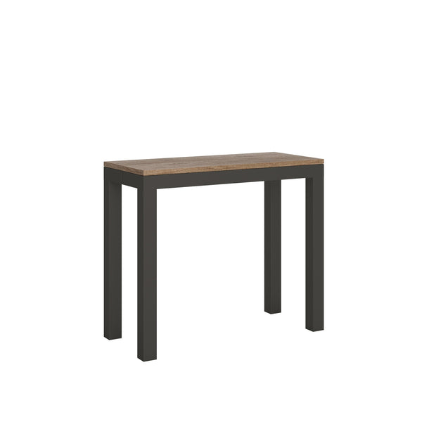 Consolle Allungabile 90-300x40x77 cm in Nobilitato Marrone prezzo