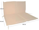 Cuscino per Panca e Divano 2 Posti da Giardino 92x116cm Bauer Summer Ecrù 