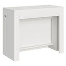 Consolle Tavolo Allungabile 90-302x42x75 cm Evolve Bianco Frassino  